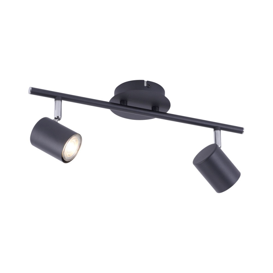 Leuchten Direkt 11942-13 - LED Spotlámpa TARIK 2xGU10/5W/230V antracit