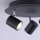 Leuchten Direkt 11943-13 - LED Spotlámpa TARIK 3xGU10/5W/230V antracit