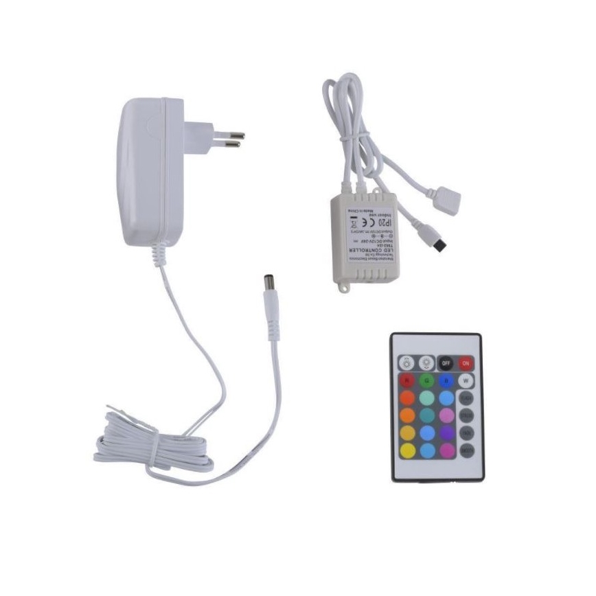 Leuchten Direkt 1210-70-BH - LED RGB Dimmelhető szalag TEANIA 3m 16,2W/12/230V + távirányító