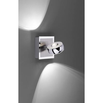 Leuchten Direkt 12471-55 -LED RGBW Dimmelhető fali spotlámpa OPTI LED/6W/230V 2700-5000K + távirányító