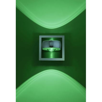 Leuchten Direkt 12471-55 -LED RGBW Dimmelhető fali spotlámpa OPTI LED/6W/230V 2700-5000K + távirányító