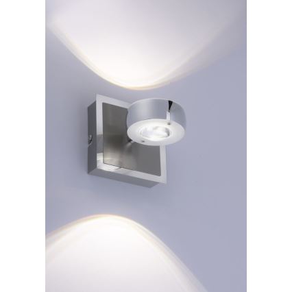Leuchten Direkt 12471-55 -LED RGBW Dimmelhető fali spotlámpa OPTI LED/6W/230V 2700-5000K + távirányító