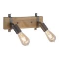 Leuchten Direkt 13472-79 - Fali spotlámpa SLAT 2xE27/40W/230V