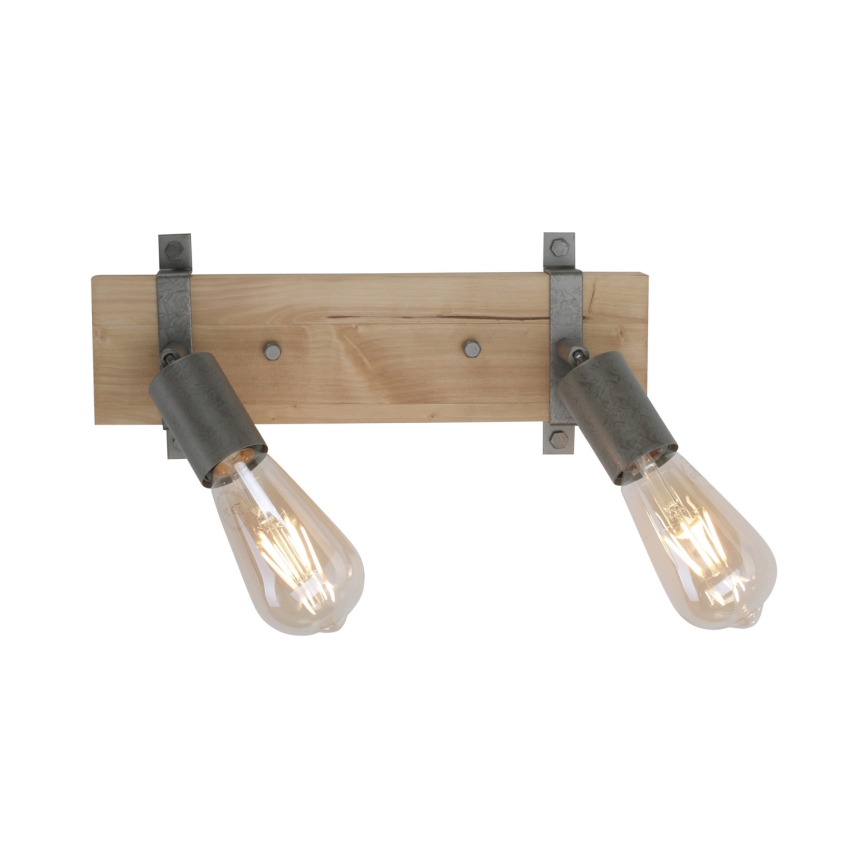 Leuchten Direkt 13472-79 - Fali spotlámpa SLAT 2xE27/40W/230V