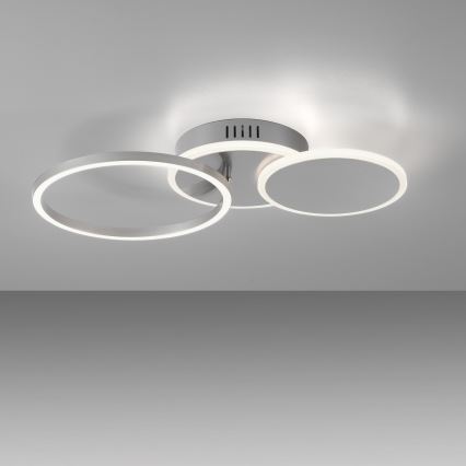 Leuchten Direkt 14116-55 - LED Mennyezeti lámpa SEVENT LED/25,5W/230V matt króm