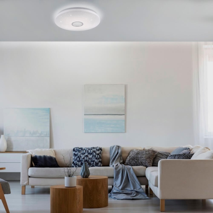 Leuchten Direkt 14228-16-LED Dimmelhető mennyezeti lámpa JONAS LED/40W/230V 3000-5000K + távirányító