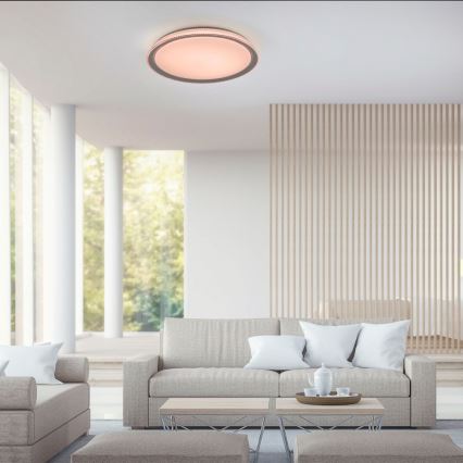 Leuchten Direkt 14339-21 - LED RGB Dimmelhető mennyezeti lámpa KARI LED/37W/230V Tuya 2700-5000K + távirányító