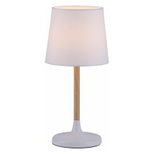 Leuchten Direkt 14423-16 - Asztali lámpa NIMA 1xE14/40W/230V fehér