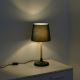 Leuchten Direkt 14423-18 - Asztali lámpa NIMA 1xE14/40W/230V fekete