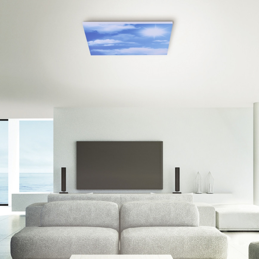 Leuchten Direkt 14600-16 - LED Dimmelhető lámpa CLOUD LED/35W/230V + távirányító