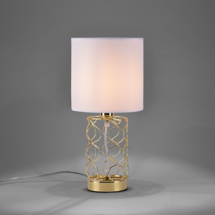 Leuchten Direkt 14615-12 - Asztali lámpa DEVA 1xE14/40W/230V arany