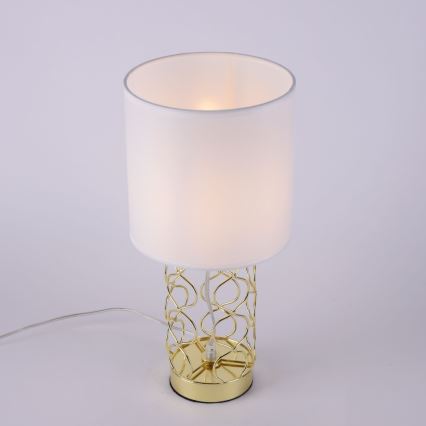 Leuchten Direkt 14615-12 - Asztali lámpa DEVA 1xE14/40W/230V arany