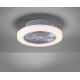 Leuchten Direkt 14645-55 - LED Lámpa ventilátorral LEONARD LED/27W/230V