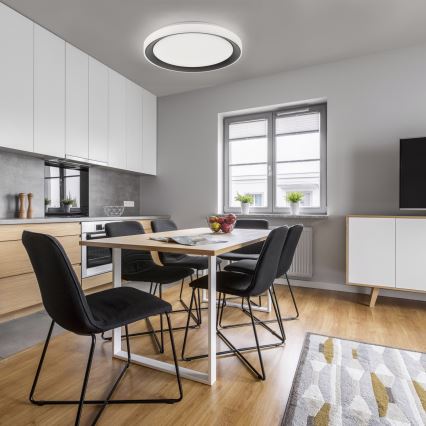 Leuchten Direkt 14659-18 - LED RGB Dimmelhető mennyezeti lámpa LOLA LED/24W/230V Tuya + távirányító