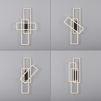 Leuchten Direkt 14697-18 - IVEN LED/24W/230V állítható fényerejű mennyezeti lámpa