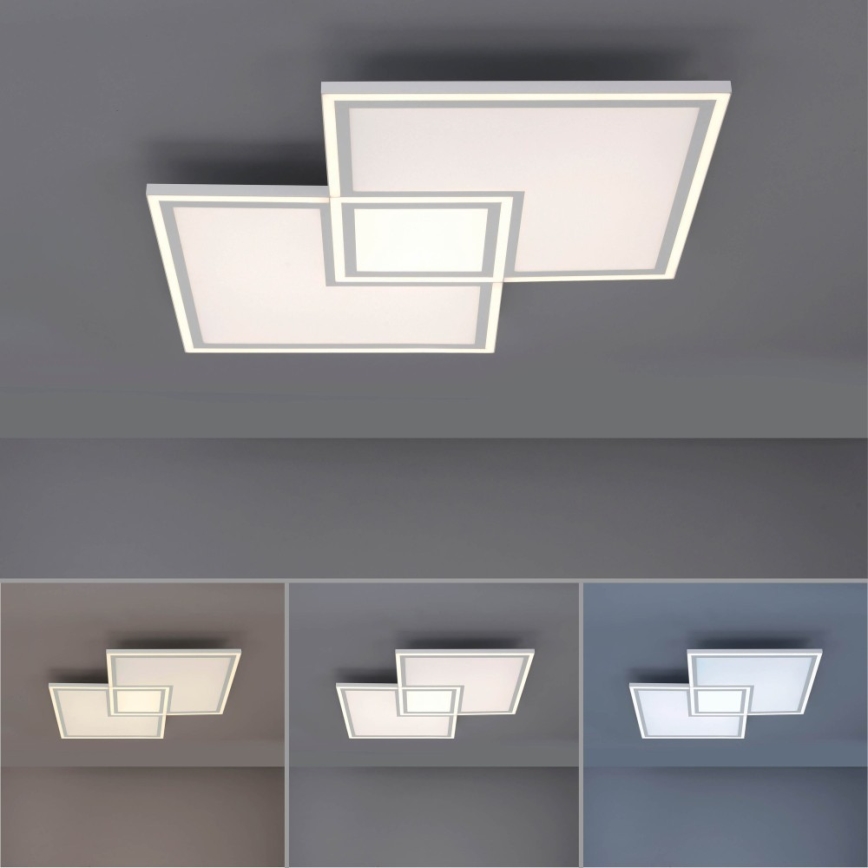 Leuchten Direkt 14855 - 16-LED Dimmelhető mennyezeti lámpa EDGING LED/51W/230V 2700-5000K +  távirányító