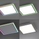Leuchten Direkt 14900-16 - LED RGB Dimmelhető mennyezeti lámpa EDGING LED/24W/230V + távirányítás