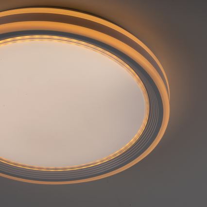 Leuchten Direkt 15154-16 - LED RGB Dimmelhető mennyezeti lámpa EDGING LED/39W/230V + távirányító