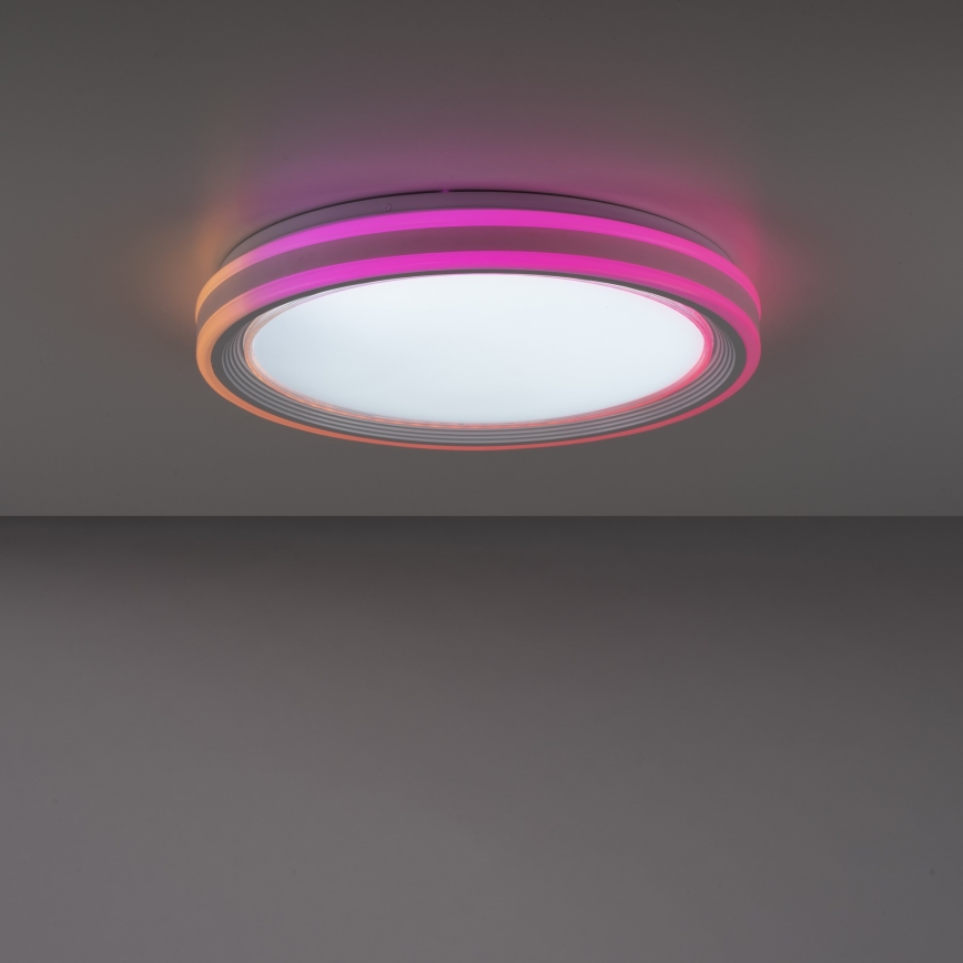 Leuchten Direkt 15154-16 - LED RGB Dimmelhető mennyezeti lámpa EDGING LED/39W/230V + távirányító