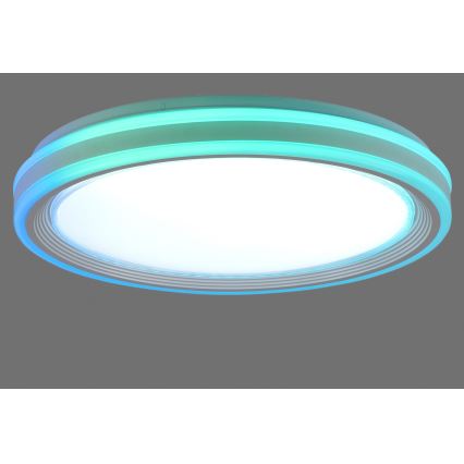 Leuchten Direkt 15154-16 - LED RGB Dimmelhető mennyezeti lámpa EDGING LED/39W/230V + távirányító