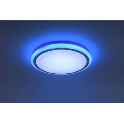 Leuchten Direkt 15220-16 - LED RGB Dimmelhető mennyezeti lámpa LUISA LED/28W/230V + távirányító