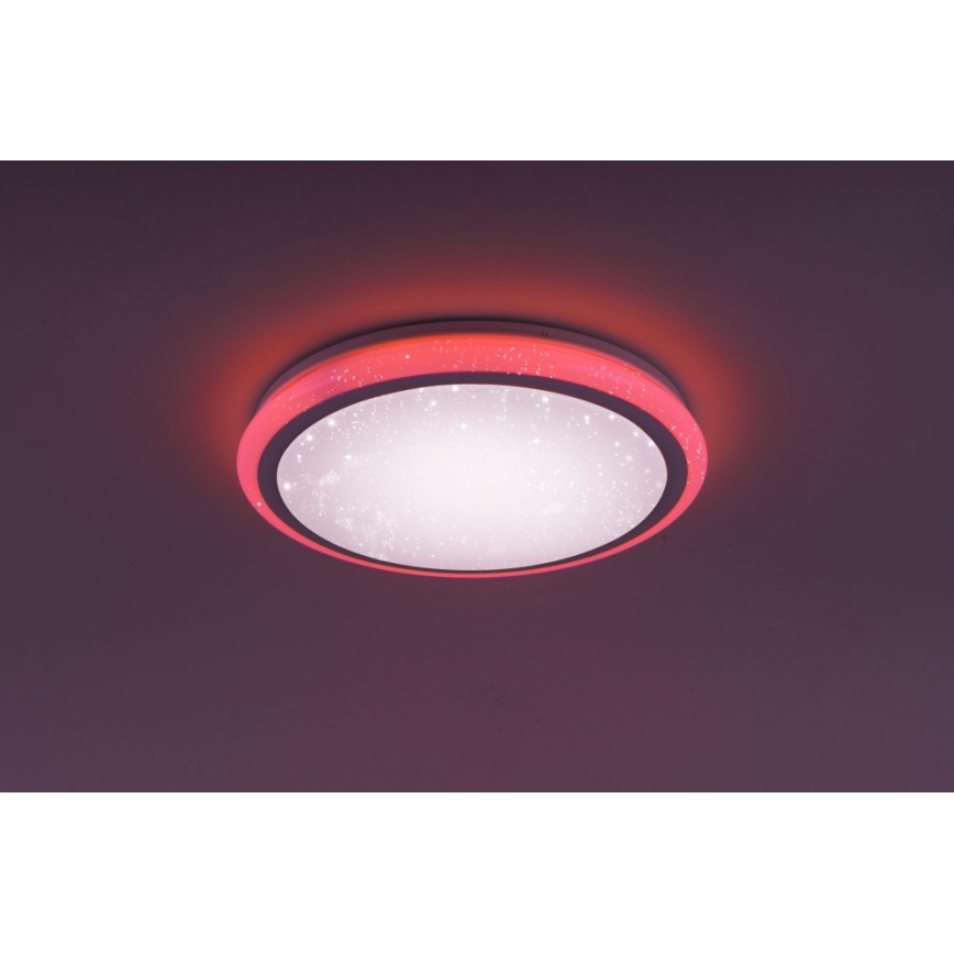 Leuchten Direkt 15220-16 - LED RGB Dimmelhető mennyezeti lámpa LUISA LED/28W/230V + távirányító