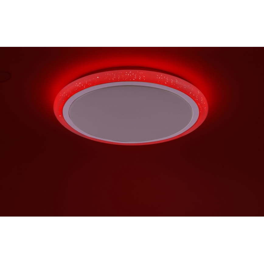Leuchten Direkt 15230-16 - LED RGB Dimmelhető mennyezeti lámpa LUISA LED/42W/230V 3000-6400K + távirányító