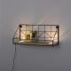 Leuchten Direkt 15277-18 - Polc LED világítással BOARD 2xLED/1,75W/230V 45 cm Eukaliptusz