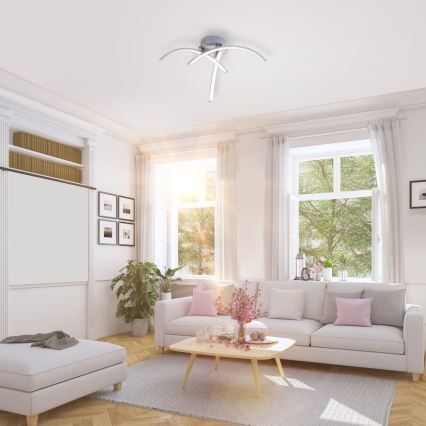 Leuchten Direkt 15341-55 - LED Felületre szerelhető csillár VALERIE 3xLED/3,7W/230V