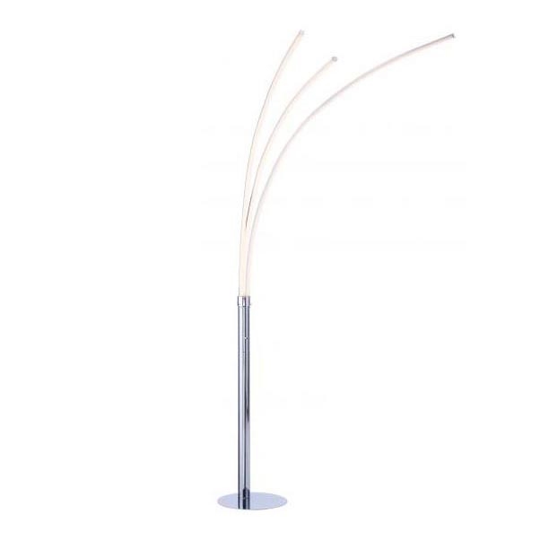 Leuchten Direkt 15383-55 - LED Állólámpa MAJA 3xLED/6W/230V fényes króm