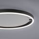 Leuchten Direkt 15391-13 - LED Dimmelhető mennyezeti lámpa RITUS LED/20W/230V fekete