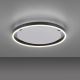 Leuchten Direkt 15391-13 - LED Dimmelhető mennyezeti lámpa RITUS LED/20W/230V fekete
