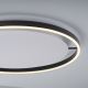 Leuchten Direkt 15392-13 - LED Dimmelhető mennyezeti lámpa RITUS LED/30W/230V fekete