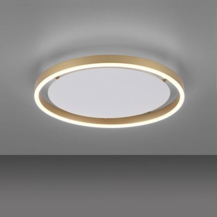 Leuchten Direkt 15392-60 - LED Dimmelhető mennyezeti lámpa RITUS LED/30W/230V sárgaréz