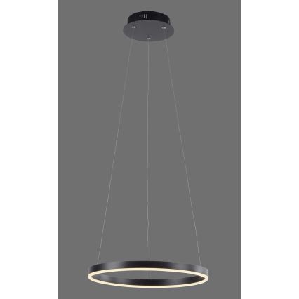 Leuchten Direkt 15393-13 - LED dimmelhető függeszték kábelre RITUS LED/20W/230V fekete