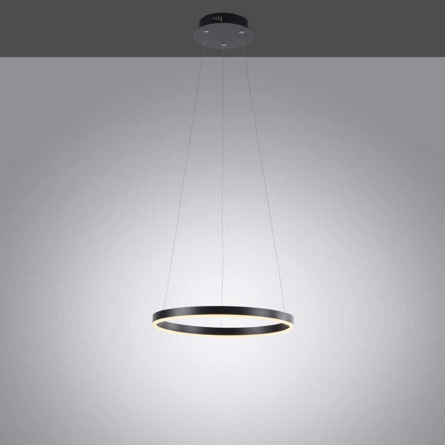 Leuchten Direkt 15393-13 - LED dimmelhető függeszték kábelre RITUS LED/20W/230V fekete