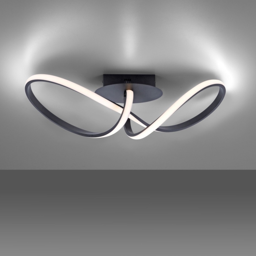 Leuchten Direkt 15403-18 - LED Dimmelhető felületre szerelhető csillár MARIA LED/16W/230V fekete