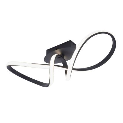 Leuchten Direkt 15403-18 - LED Dimmelhető felületre szerelhető csillár MARIA LED/16W/230V fekete
