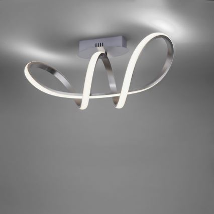 Leuchten Direkt 15403-95 - LED Dimmelhető felületre szerelhető csillár MARIA LED/16W/230V matt króm