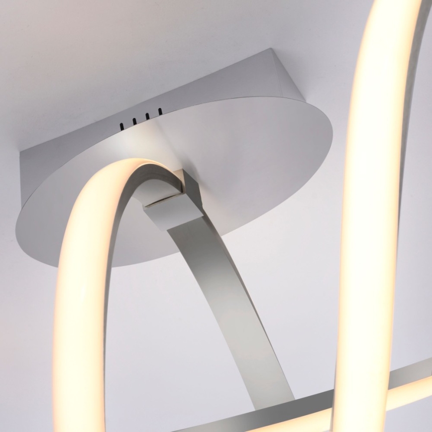 Leuchten Direkt 15403-95 - LED Dimmelhető felületre szerelhető csillár MARIA LED/16W/230V matt króm