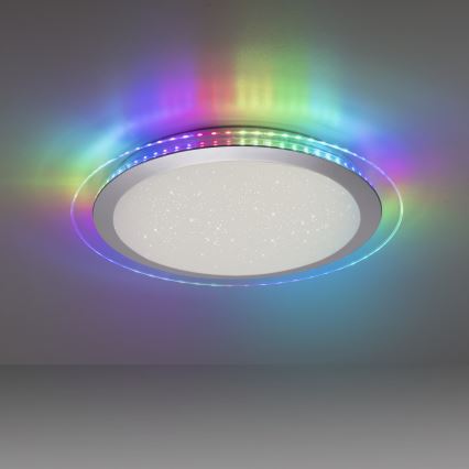 Leuchten Direkt 15411-21- LED RGB dimmelhető mennyezeti lámpa CYBA LED/26W/230V + távirányító