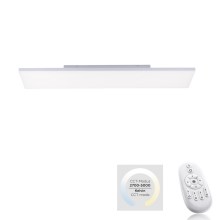 Leuchten Direkt 15553-16 - LED Dimmelhető mennyezeti lámpa CANVAS LED/20W/230V + távirányító