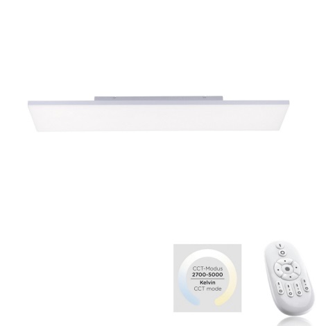 Leuchten Direkt 15553-16 - LED Dimmelhető mennyezeti lámpa CANVAS LED/20W/230V + távirányító