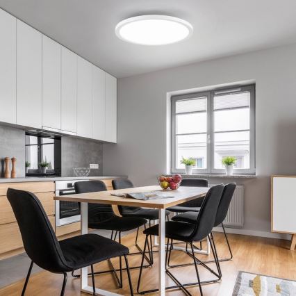 Leuchten Direkt 15571-16 - LED Dimmelhető mennyezeti lámpa FLAT LED/23,5W/230V 2700-5000K + távirányító