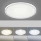 Leuchten Direkt 15571-16 - LED Dimmelhető mennyezeti lámpa FLAT LED/23,5W/230V 2700-5000K + távirányító