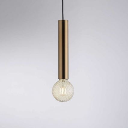 Leuchten Direkt 15618-60 - Csillár zsinóron BRUNA 3xE27/60W/230V sárgaréz