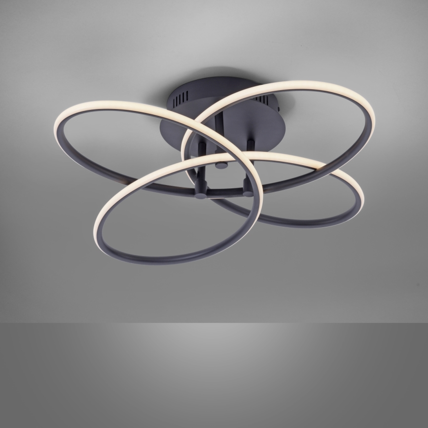 Leuchten Direkt 15660-18 - LED Dimmelhető felületre szerelhető csillár NODE LED/27W/230V