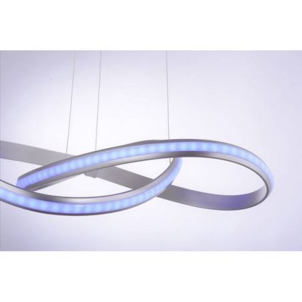 Leuchten Direkt 18432-55 - LED RGB dimmelhető függeszték kábellel MELINDA LED/28W/230V + távirányító