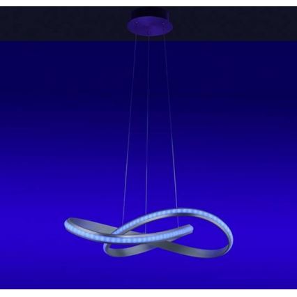 Leuchten Direkt 18432-55 - LED RGB dimmelhető függeszték kábellel MELINDA LED/28W/230V + távirányító