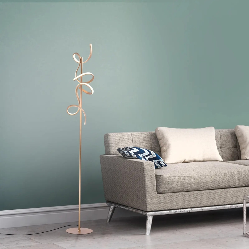 Leuchten Direkt 19031-60 - LED Dimmelhető állólámpa CURLS LED/22W/230V